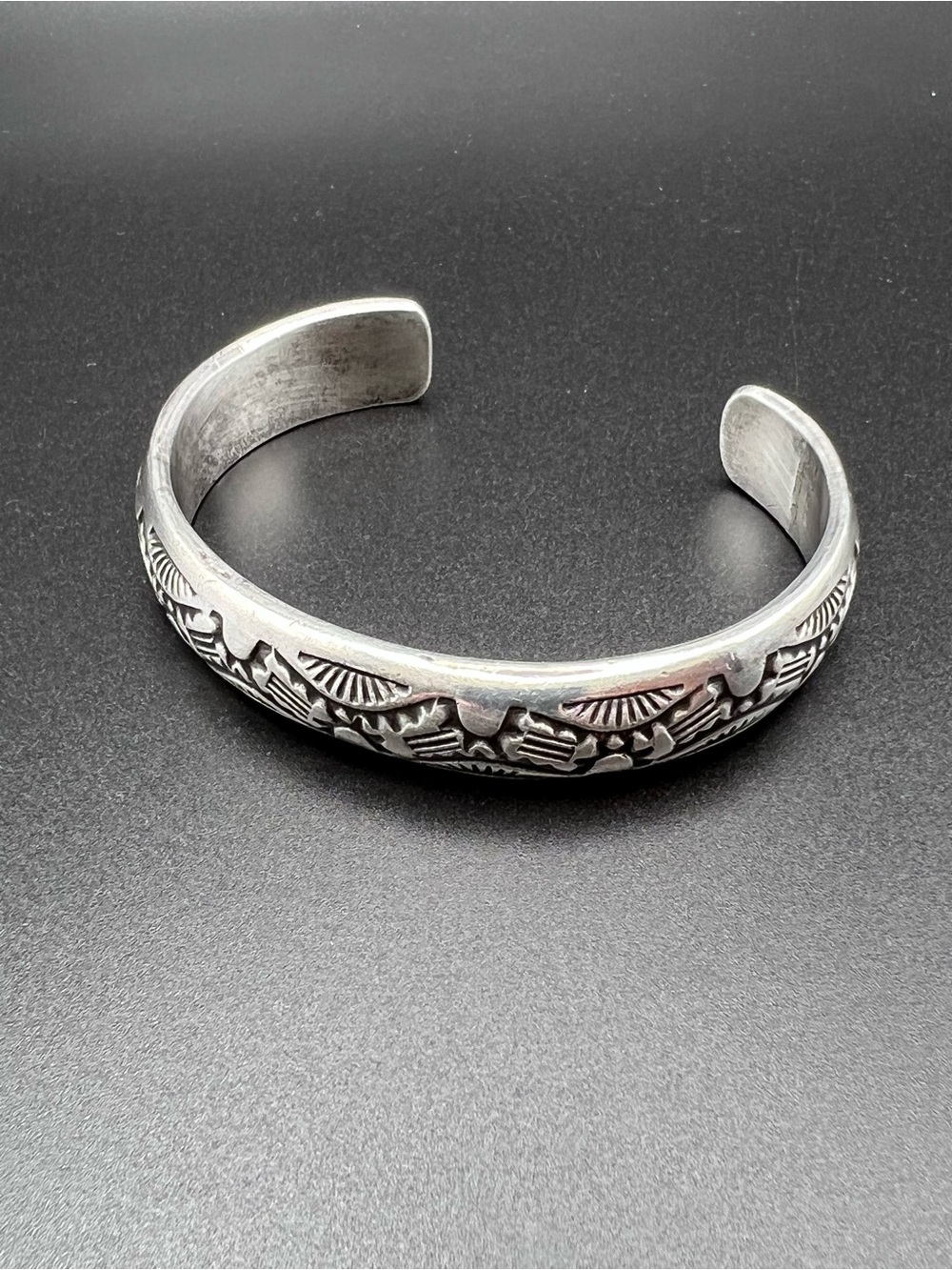 TAHE Sterling Silver Cuff - Native American
